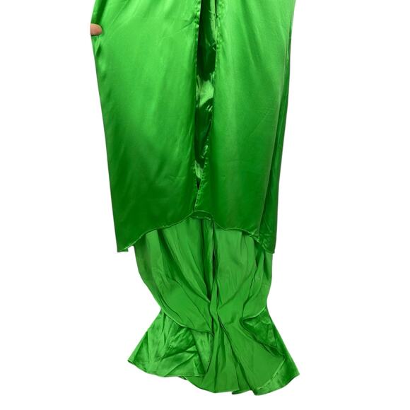 Retrofete Margot Maxi Silk Dress Rhinestone Statement Party Formal Gala Guest M - Picture 8 of 16